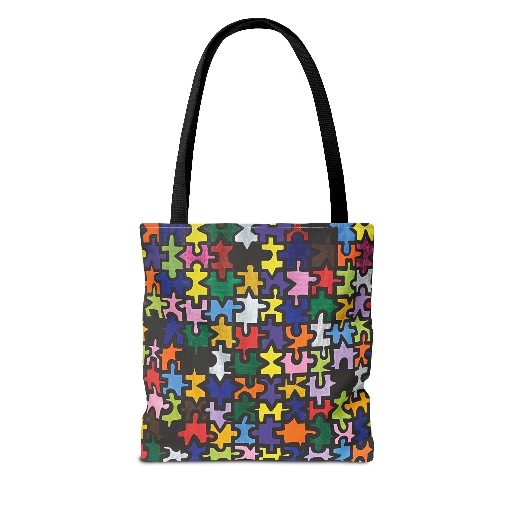 Puzzle Piece Painting All-Over Print Tote Bag - FMLxArt Store