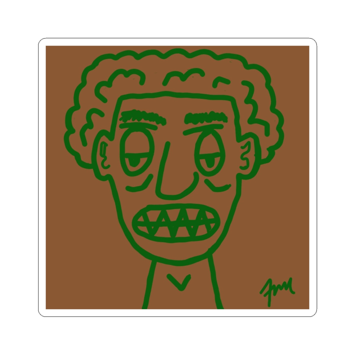 Beef & Brocc "Grit Boy" Kiss-Cut Sticker - FMLxArt Store