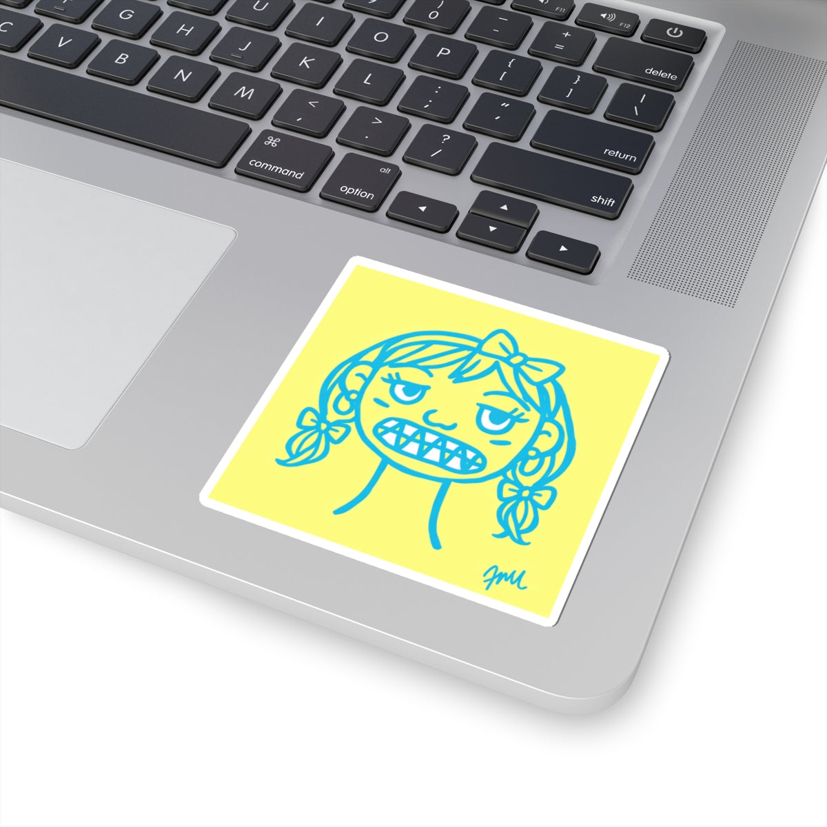 So Icy Grit Girl Sticker – Cool, Confident Vinyl Kiss-Cut Sticker - FMLxArt Store