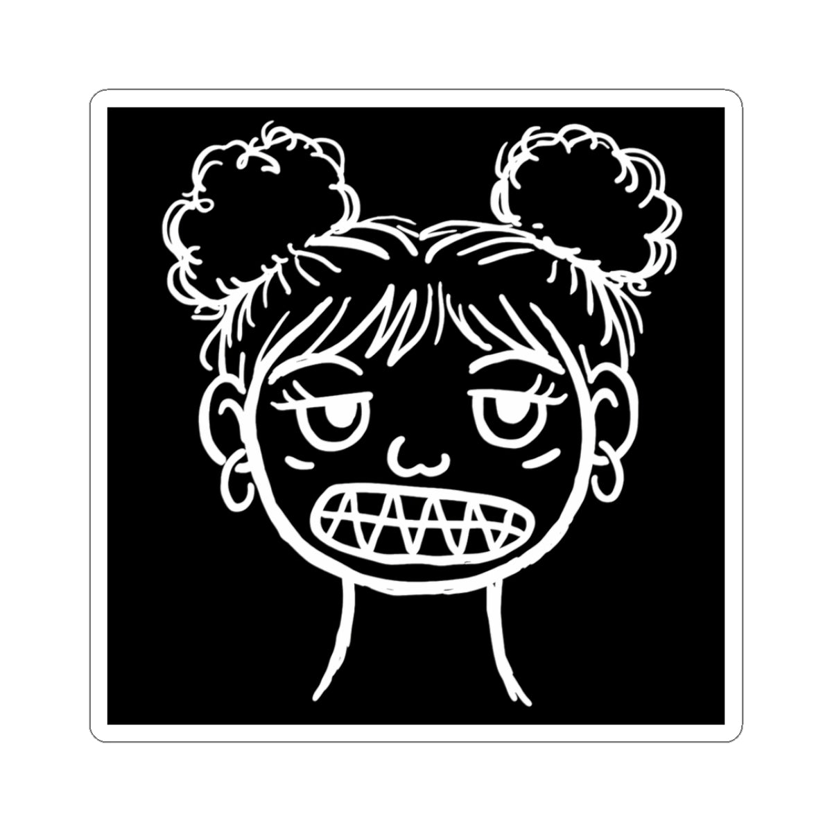 OG Grit Girl Sticker — Retro Grit Girl Decal for Laptops, Water Bottles & Gear - FMLxArt Store