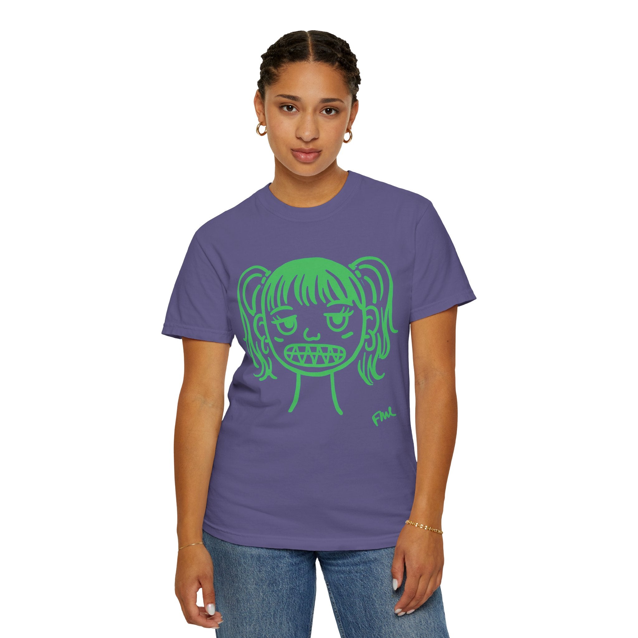 Grit Girl T-Shirt — Empowerment Graphic Tee for Strong Women - FMLxArt Store
