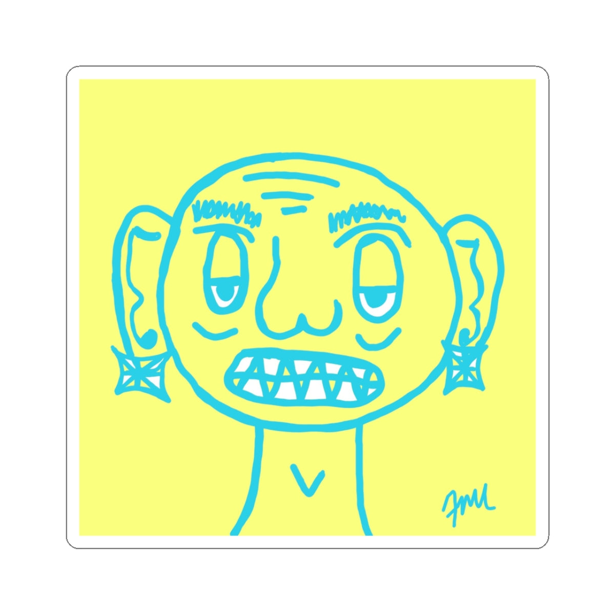 So Icy Grit Boy Kiss Cut Sticker - FMLxArt Store